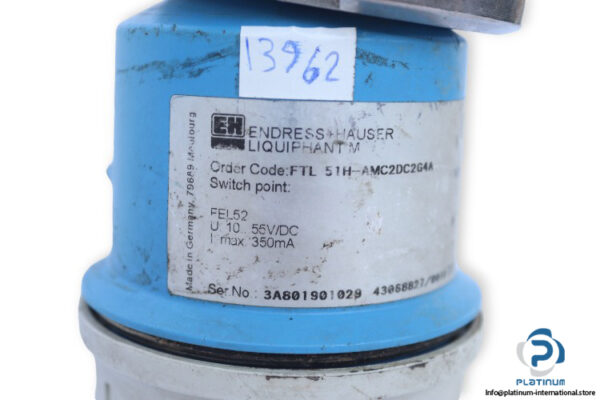 endress-hauser-LIQUIPHANT-M-FTL51H-AMC2DC2G4A-vibronic-point-level-switch-(Used)-2