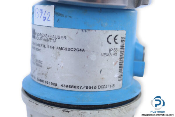 endress-hauser-LIQUIPHANT-M-FTL51H-AMC2DC2G4A-vibronic-point-level-switch-(Used)-3