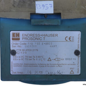 endress-hauser-PROSONIC-T-FMU-130-E-BB22-ultrasonic-level-transmitter-(Used)-2