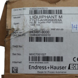 endress-hauser-LIQUIPHANT-M-FTL51-AGR2BB2E6A-vibronic-point-level-switch-(New)-8