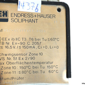 endress-hauser-SOLIPHANT-DM-91Z-UZ1PFK11-0600-vibration-level-limit-switch-(Used)-4