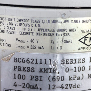 bailey-BC6621111-differential-pressure-transmitter-(New)-1