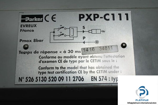 parker-pxp-c111-safety-start-unit-2