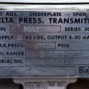 bailey-BQ86221-differential-pressure-transmitter-(Used)-3