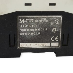 moeller-LE4-116-XD103-digital-expansion-module-(Used)-2
