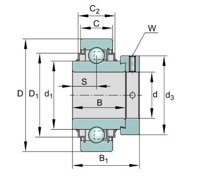 ina-E60-XL-KRR-radial-insert-ball-bearing-(new)-carton-6