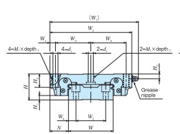 iko-LWF-40-linear-guideway-block-(used)-3