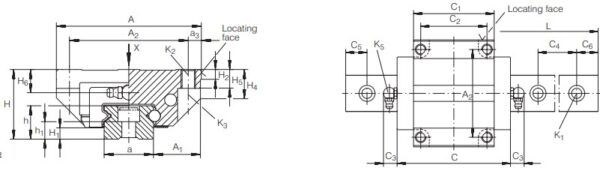 ina-KWE25-G3-V0-recirculating-ball-bearing-carriage-(used)-3