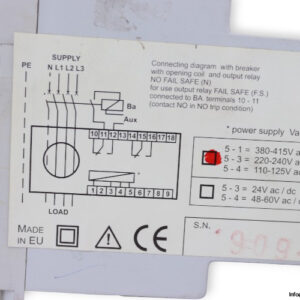 contrel-ELRC-B-earth-leakage-relay-(Used)-2