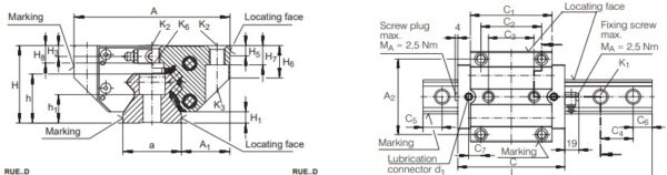 ina-RWU35-DL-OE-recirculating-roller-bearing-carriage-(used)-5