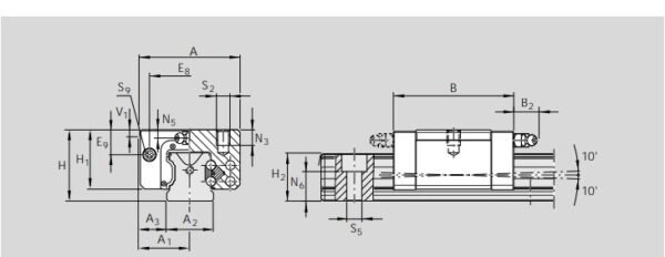 rexroth-star-1662-114-10-ball-runner-block-(used)-4