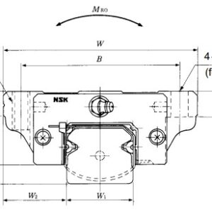 nsk-LAH35-EL-linear-bearing-block-(used)-5