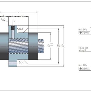 skf-SL-50X50R-flanged-nut-ball-screw-(used)-3