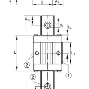 ina-KWVE-20-BESC-G3-V1-linear-recirculating-ball-bearing-(new)-3