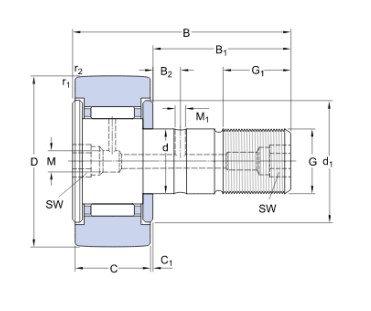 skf-KR-30-B-stud-type-track-roller-(new)-carton-3