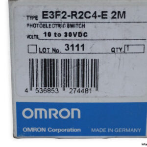 omron-E3F2-R2C4-E-2M-retroreflective-sensor-(New)-5