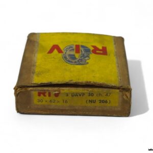 riv-3-DAVP30-(NU-206)-cylindrical-roller-bearing-(used)-carton-2