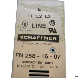 Schaffner-FN-258-16-07-line-filter(used)-1