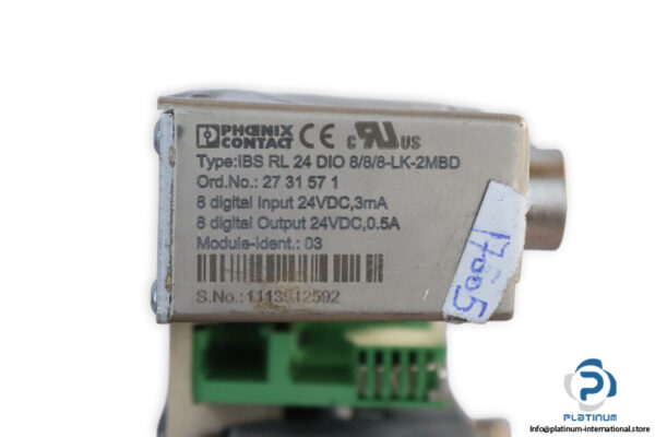 phoenix-contact-IBS-RL-24-DI-888-LK-2MBD-DISTRIBUTED-I-O-device-with-tool-changer(used)-5