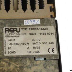 refu-218_07-1AA00-frequency-converter-(Used)-2