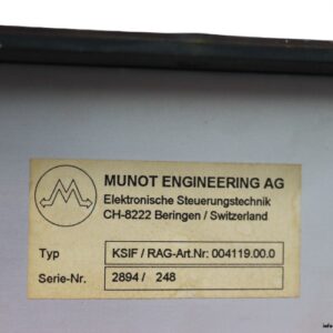munot-KSIF-operator-interface-panel-(Used)-4