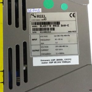 reel-BLAST-R-0015-BAH-E-frequency-inverter-drive-(Used)-2
