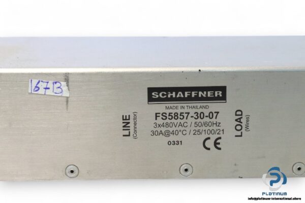 schaffner-FS5857-30-07-3-Phase-emc-line-filter-(Used)-2
