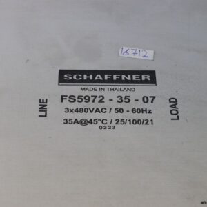 schaffner-FS5972-35-07-3-Phase-emc-filter-(Used)-3