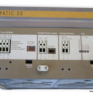 siemens-6ES5-955-3LC41-power-supply-module-with-central-controller(used)-4