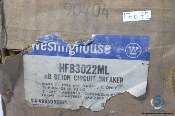 westinghouse-HFB3022ML-magnetic-circuit-breaker-(new)-4