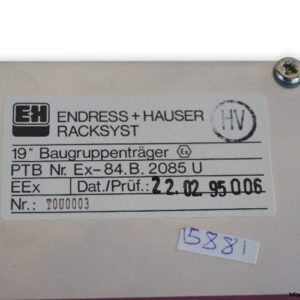 endress-hauser-19-RACKSYST-EX-84.B.2085U-slot-chassis-rack-(New)-6