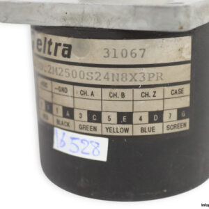 eltra-EL63D.2M2500S24N8X3PR-incremental-encoder-(Used)-2