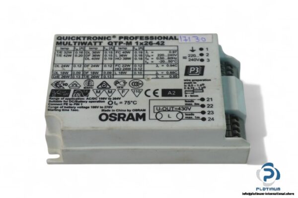 osram-QTP-M-1X26-42-fluorescent-lamp(used)