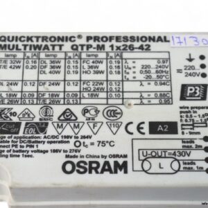 osram-QTP-M-1X26-42-fluorescent-lamp(used)-1