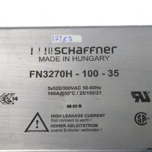 schaffner-FN3270H-100-35-line-filter-used-1