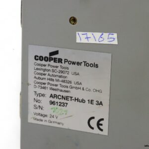 cooper-ARCNET-HUB-1E-3A-power-tool-used-2