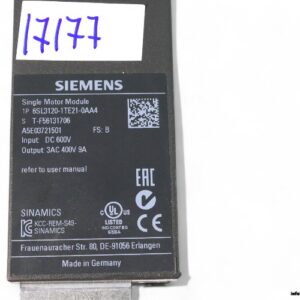siemens-6SL3120-1TE21-0AA4-single-motor-module-used-1