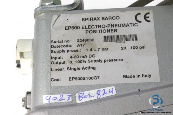 spirax-sarco-EP500S100G7-electropneumatic-positioner(used)-2