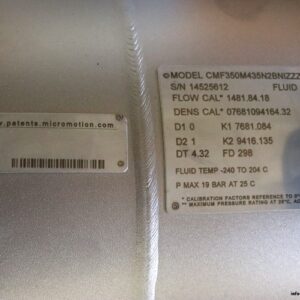 micro-motion-CMF350M435N2BNIZZZ-coriolis-flow-meter-sensor(new)-4