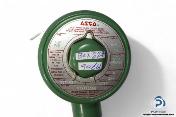asco-8322A11MB-solenoid-valve(used)-4