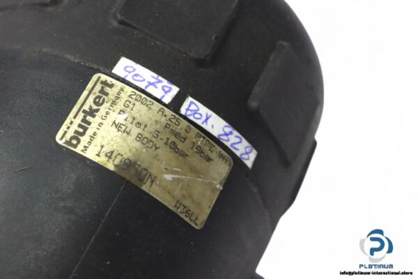 Burkert-2002-A-25.0-PTFE-VA-G1-angle-seat-valve(used)-2