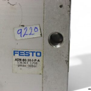 festo-ADN-80-10-I-P-A-compact-air-cylinder-(used)-1