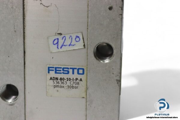 festo-ADN-80-10-I-P-A-compact-air-cylinder-(used)-1