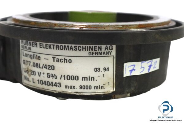 hubner-GT7.08L_420-tachogenerator-(used)-1