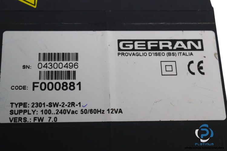 gefran-2301-SW-2-2R-1-configurable-controller-(used)-3