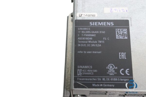 siemens-6SL3055-0AA00-3FA0-terminal-module-used-2
