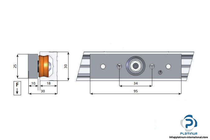 omet t,5001,03af bearing slide block omet-t500103af-bearing-slide-block-4