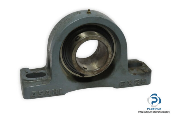 asahi-UCPX20-pillow-block-ball-bearing-unit-used