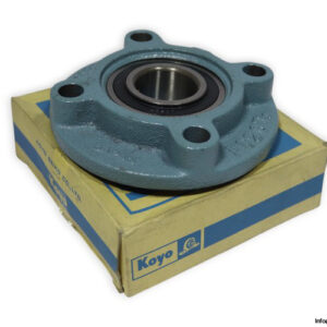 koyo-UCFC207-J-round-flange-ball-bearing-unit-new-carton