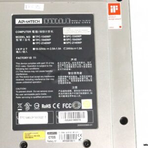 Advantech-TPC-1840WP-lcd-multi-touch-panel(used)-3